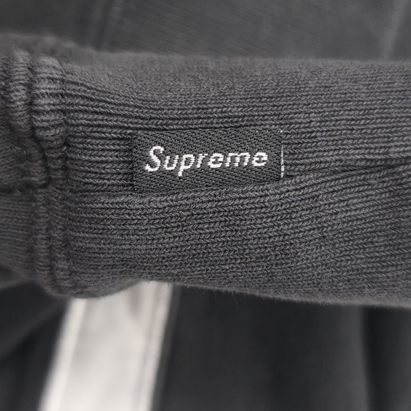 Supreme Wrapped Half Zip Hooded Black Sweater - Picture 10 of 10
